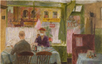 Café by James Fitton (1899-1982)